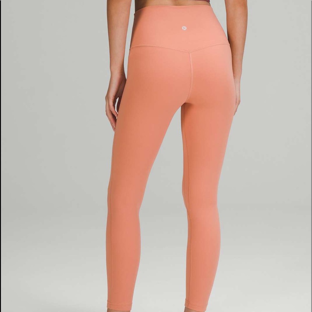 Like New Lululemon Align Legging 25” Pink Savannah size 4